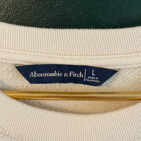 Abercrombie & Fitch lightweight terry cloth crewneck sweatshirt. Size large. - Picture 2 of 9